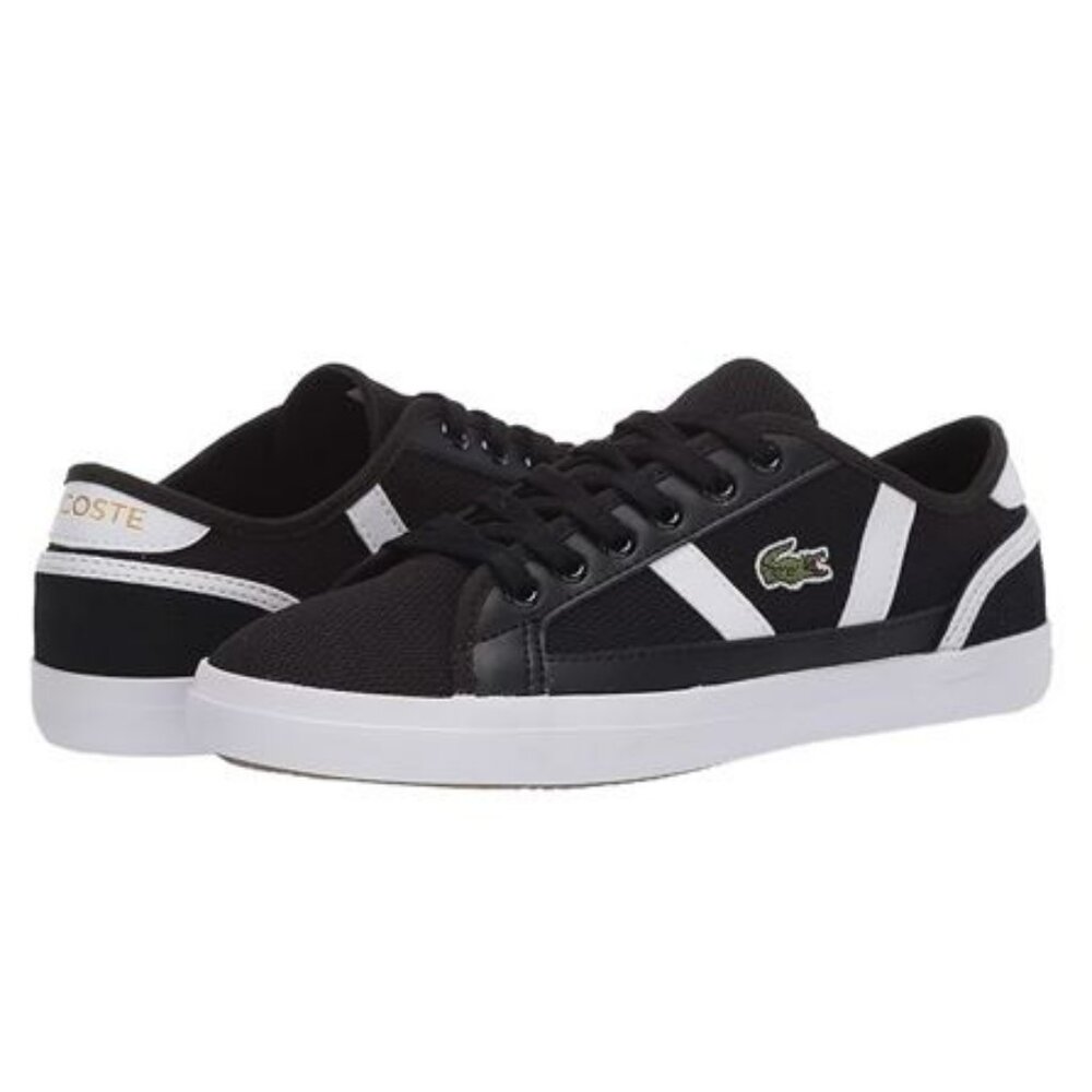 Lacoste Black & White Women's Sideline Sneakers